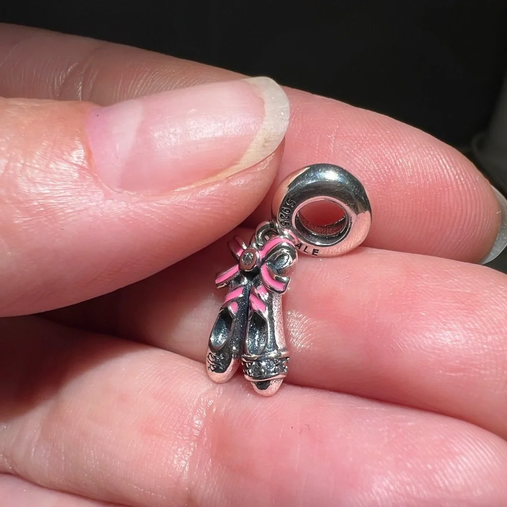 Ballet Slippers Dangle Charm